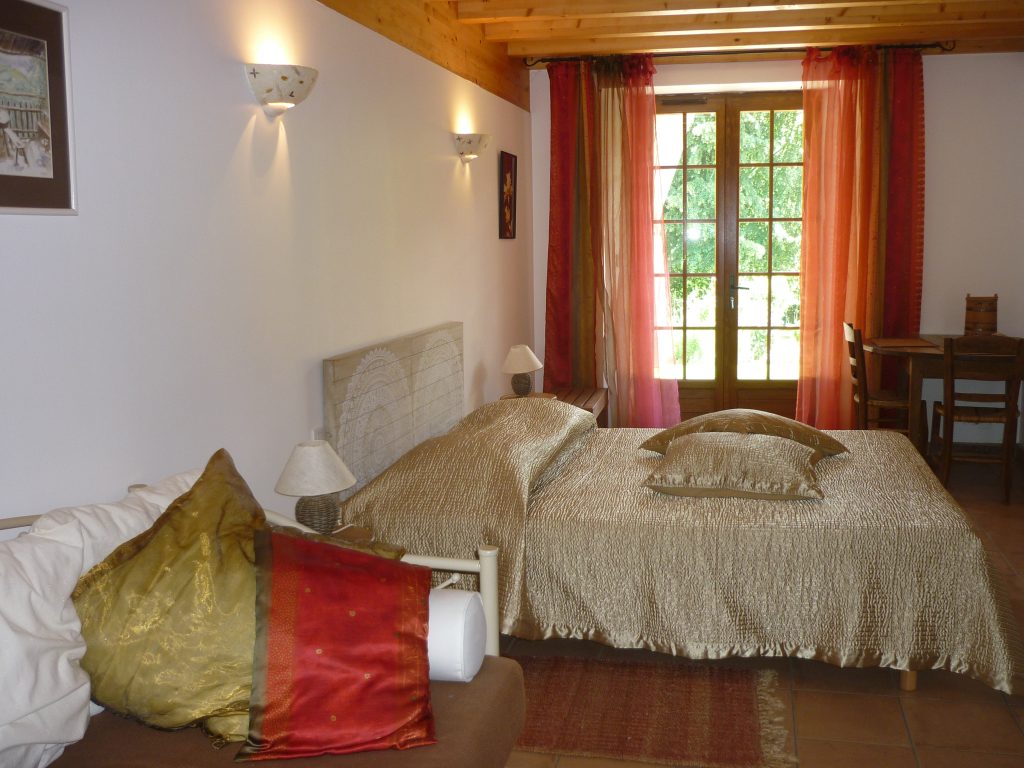 photo d'une chambre de la chambre d'hôte La Bourdasse