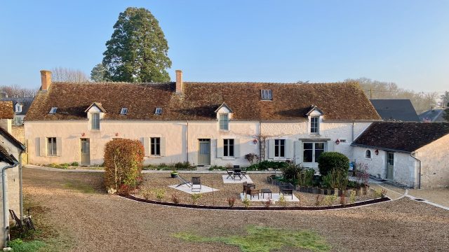 Devanture de la maison d'hôte La Saulainiere