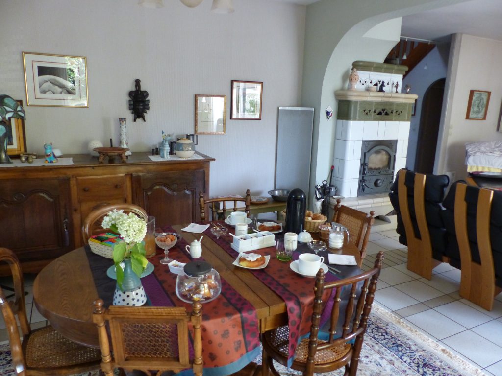 Intérieur de la maison d'hôte La Marjolaine