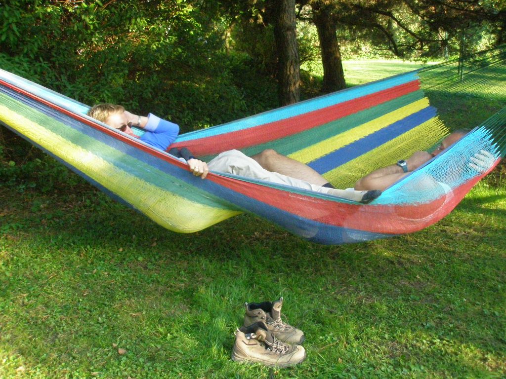 Hamac avec personnes relax